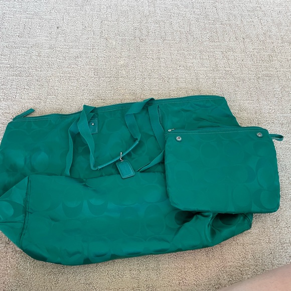 Coach packable nylon weekender tote - Picture 3 of 16